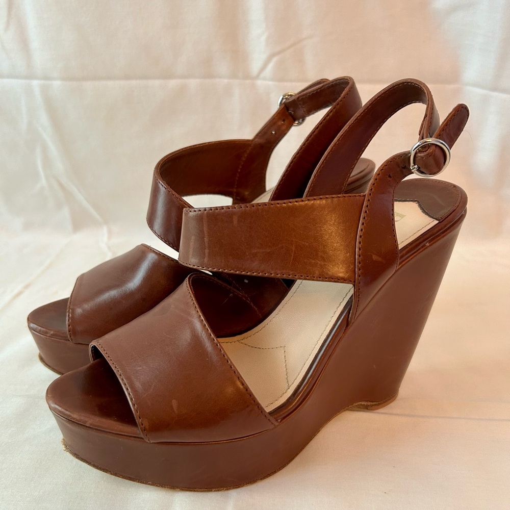 PRADA Asymmetrical Wedge Sandal